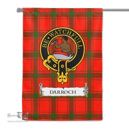 Scotstee Shop Tartan Garden Flag Clan Darroch Badge Scottish Tartan Flag National Tartan Day, Tartan Garden Flag, Tartan Flag, Tartan Flag Scottish, Plaid Flag, Clan Tartan Flag, Scottish Clan Flag