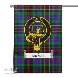 Scotstee Shop Tartan Garden Flag Clan Brodie Hunting Badge Scottish Tartan Flag National Tartan Day, Tartan Garden Flag, Tartan Flag, Tartan Flag Scottish, Plaid Flag, Clan Tartan Flag, Scottish Clan Flag