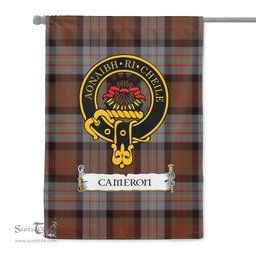 Scotstee Shop Tartan Garden Flag Clan Cameron Of Erracht Weathered Badge Scottish Tartan Flag National Tartan Day, Tartan Garden Flag, Tartan Flag, Tartan Flag Scottish, Plaid Flag, Clan Tartan Flag, Scottish Clan Flag