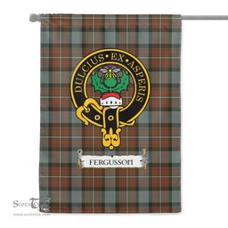 Scotstee Shop Tartan Garden Flag Clan Ferguson Weathered Badge Scottish Tartan Flag National Tartan Day, Tartan Garden Flag, Tartan Flag, Tartan Flag Scottish, Plaid Flag, Clan Tartan Flag, Scottish Clan Flag