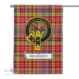 Scotstee Shop Tartan Garden Flag Clan Drummond Of Strathallan Badge Scottish Tartan Flag National Tartan Day, Tartan Garden Flag, Tartan Flag, Tartan Flag Scottish, Plaid Flag, Clan Tartan Flag, Scottish Clan Flag
