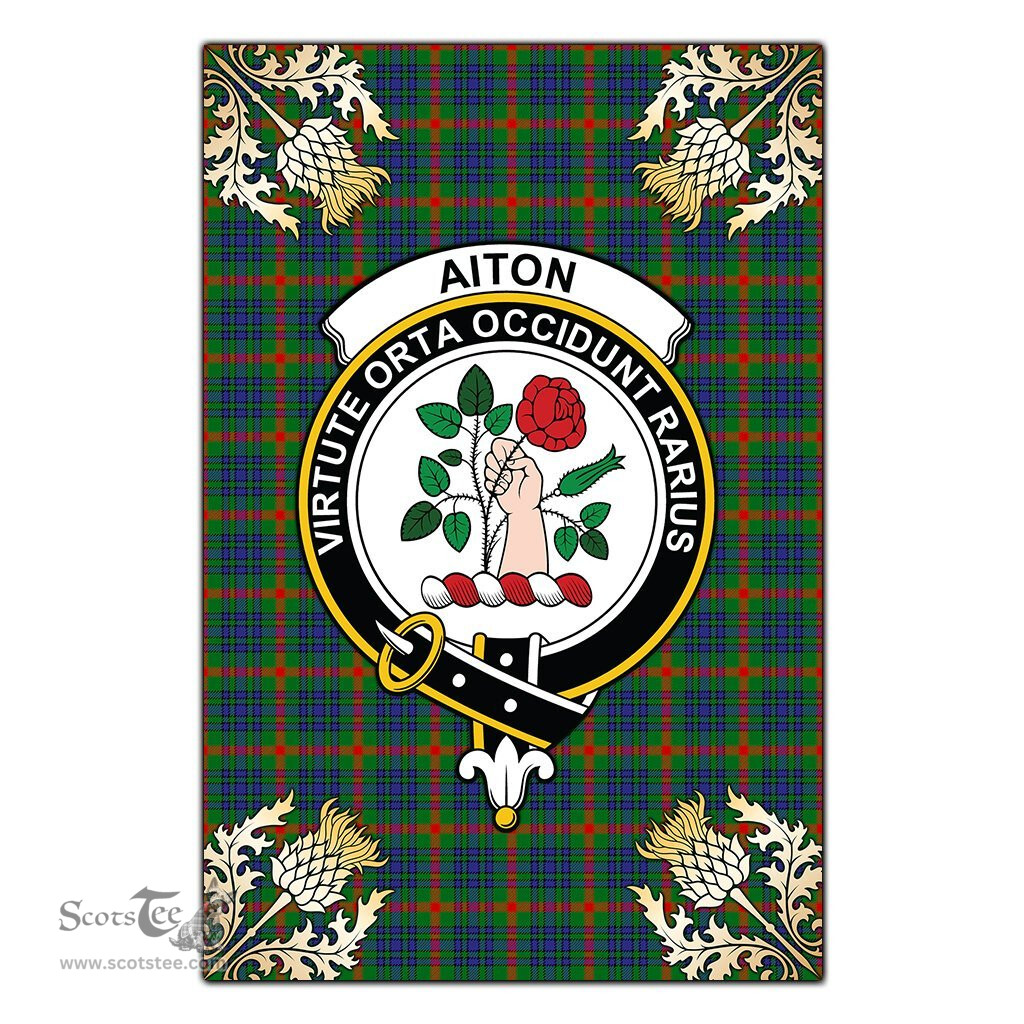 Scotstee Shop Aiton Clan Crest Gold Thistle New Garden Flag, buffalo plaid garden flag,scottish clan flags,scottish clan flags uk,scottish family crest flags,scottish flag tartans,Scottish Tartan House Flag,Tartan Clan Flag,tartan day flag,Tartan Garden Flag,Clan Badge Tartan Flag,clan tartan flag,green tartan flag, scottish family crest flags,scottish clan flags,scottish clan flags uk,scottish family crest flags,scottish flag tartans,scottish tartan flag,tartan army flag