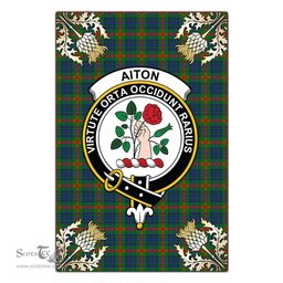 Scotstee Shop Aiton Clan Crest Gold Thistle New Garden Flag, buffalo plaid garden flag,scottish clan flags,scottish clan flags uk,scottish family crest flags,scottish flag tartans,Scottish Tartan House Flag,Tartan Clan Flag,tartan day flag,Tartan Garden Flag,Clan Badge Tartan Flag,clan tartan flag,green tartan flag, scottish family crest flags,scottish clan flags,scottish clan flags uk,scottish family crest flags,scottish flag tartans,scottish tartan flag,tartan army flag