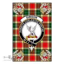 Scotstee Shop Gibson Clan Crest Gold Thistle New Garden Flag, buffalo plaid garden flag,scottish clan flags,scottish clan flags uk,scottish family crest flags,scottish flag tartans,Scottish Tartan House Flag,Tartan Clan Flag,tartan day flag,Tartan Garden Flag,Clan Badge Tartan Flag,clan tartan flag,green tartan flag, scottish family crest flags,scottish clan flags,scottish clan flags uk,scottish family crest flags,scottish flag tartans,scottish tartan flag,tartan army flag