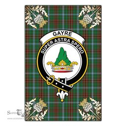 Scotstee Shop Gayre Clan Crest Gold Thistle New Garden Flag, buffalo plaid garden flag,scottish clan flags,scottish clan flags uk,scottish family crest flags,scottish flag tartans,Scottish Tartan House Flag,Tartan Clan Flag,tartan day flag,Tartan Garden Flag,Clan Badge Tartan Flag,clan tartan flag,green tartan flag, scottish family crest flags,scottish clan flags,scottish clan flags uk,scottish family crest flags,scottish flag tartans,scottish tartan flag,tartan army flag