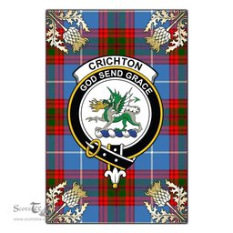 Scotstee Shop Crichton Clan Crest Gold Thistle New Garden Flag, buffalo plaid garden flag,scottish clan flags,scottish clan flags uk,scottish family crest flags,scottish flag tartans,Scottish Tartan House Flag,Tartan Clan Flag,tartan day flag,Tartan Garden Flag,Clan Badge Tartan Flag,clan tartan flag,green tartan flag, scottish family crest flags,scottish clan flags,scottish clan flags uk,scottish family crest flags,scottish flag tartans,scottish tartan flag,tartan army flag