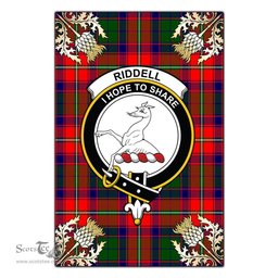 Scotstee Shop Riddell Clan Crest Gold Thistle New Garden Flag, buffalo plaid garden flag,scottish clan flags,scottish clan flags uk,scottish family crest flags,scottish flag tartans,Scottish Tartan House Flag,Tartan Clan Flag,tartan day flag,Tartan Garden Flag,Clan Badge Tartan Flag,clan tartan flag,green tartan flag, scottish family crest flags,scottish clan flags,scottish clan flags uk,scottish family crest flags,scottish flag tartans,scottish tartan flag,tartan army flag