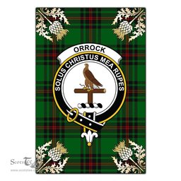 Scotstee Shop Orrock Clan Crest Gold Thistle New Garden Flag, buffalo plaid garden flag,scottish clan flags,scottish clan flags uk,scottish family crest flags,scottish flag tartans,Scottish Tartan House Flag,Tartan Clan Flag,tartan day flag,Tartan Garden Flag,Clan Badge Tartan Flag,clan tartan flag,green tartan flag, scottish family crest flags,scottish clan flags,scottish clan flags uk,scottish family crest flags,scottish flag tartans,scottish tartan flag,tartan army flag