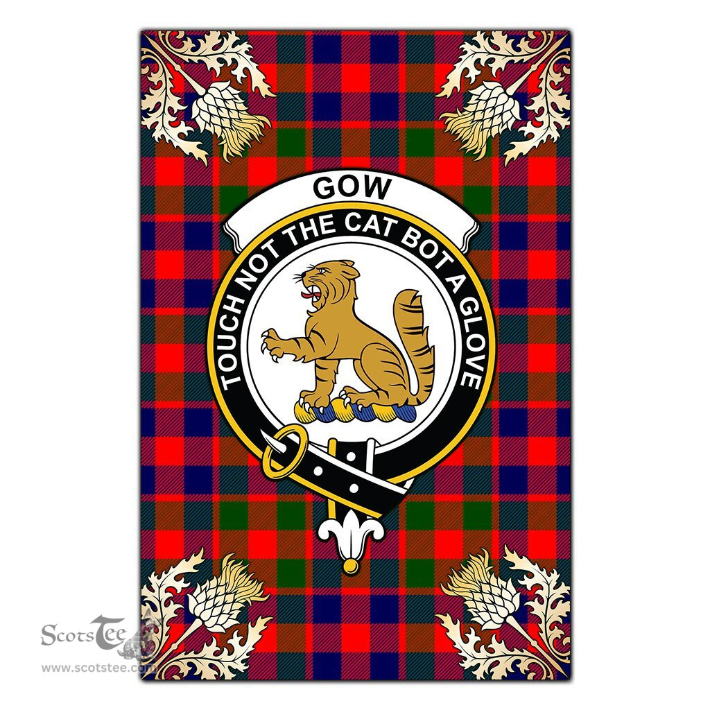 Scotstee Shop Gow of McGouan Clan Crest Gold Thistle New Garden Flag, buffalo plaid garden flag,scottish clan flags,scottish clan flags uk,scottish family crest flags,scottish flag tartans,Scottish Tartan House Flag,Tartan Clan Flag,tartan day flag,Tartan Garden Flag,Clan Badge Tartan Flag,clan tartan flag,green tartan flag, scottish family crest flags,scottish clan flags,scottish clan flags uk,scottish family crest flags,scottish flag tartans,scottish tartan flag,tartan army flag