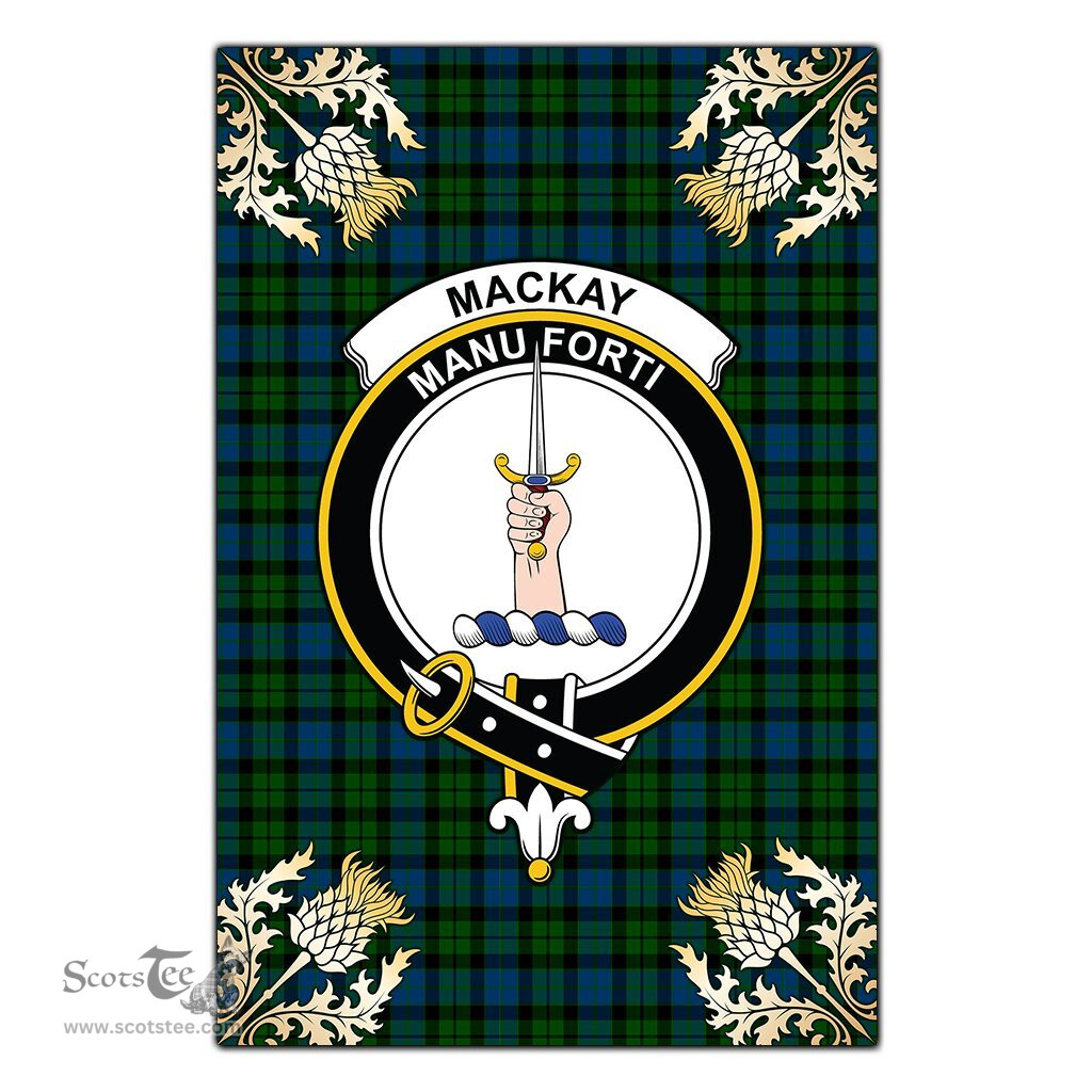 Scotstee Shop MacKay Modern Clan Crest Gold Thistle New Garden Flag, buffalo plaid garden flag,scottish clan flags,scottish clan flags uk,scottish family crest flags,scottish flag tartans,Scottish Tartan House Flag,Tartan Clan Flag,tartan day flag,Tartan Garden Flag,Clan Badge Tartan Flag,clan tartan flag,green tartan flag, scottish family crest flags,scottish clan flags,scottish clan flags uk,scottish family crest flags,scottish flag tartans,scottish tartan flag,tartan army flag