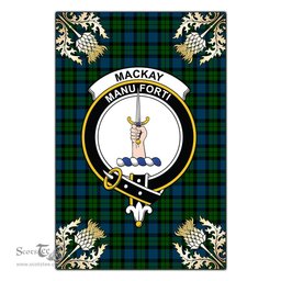 Scotstee Shop MacKay Modern Clan Crest Gold Thistle New Garden Flag, buffalo plaid garden flag,scottish clan flags,scottish clan flags uk,scottish family crest flags,scottish flag tartans,Scottish Tartan House Flag,Tartan Clan Flag,tartan day flag,Tartan Garden Flag,Clan Badge Tartan Flag,clan tartan flag,green tartan flag, scottish family crest flags,scottish clan flags,scottish clan flags uk,scottish family crest flags,scottish flag tartans,scottish tartan flag,tartan army flag