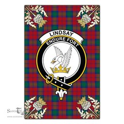 Scotstee Shop Lindsay Modern Clan Crest Gold Thistle New Garden Flag, buffalo plaid garden flag,scottish clan flags,scottish clan flags uk,scottish family crest flags,scottish flag tartans,Scottish Tartan House Flag,Tartan Clan Flag,tartan day flag,Tartan Garden Flag,Clan Badge Tartan Flag,clan tartan flag,green tartan flag, scottish family crest flags,scottish clan flags,scottish clan flags uk,scottish family crest flags,scottish flag tartans,scottish tartan flag,tartan army flag