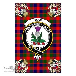 Scotstee Shop Gow of Skeoch Clan Crest Gold Thistle New Garden Flag, buffalo plaid garden flag,scottish clan flags,scottish clan flags uk,scottish family crest flags,scottish flag tartans,Scottish Tartan House Flag,Tartan Clan Flag,tartan day flag,Tartan Garden Flag,Clan Badge Tartan Flag,clan tartan flag,green tartan flag, scottish family crest flags,scottish clan flags,scottish clan flags uk,scottish family crest flags,scottish flag tartans,scottish tartan flag,tartan army flag
