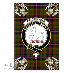 Scotstee Shop Cochrane Modern Clan Crest Gold Thistle New Garden Flag, buffalo plaid garden flag,scottish clan flags,scottish clan flags uk,scottish family crest flags,scottish flag tartans,Scottish Tartan House Flag,Tartan Clan Flag,tartan day flag,Tartan Garden Flag,Clan Badge Tartan Flag,clan tartan flag,green tartan flag, scottish family crest flags,scottish clan flags,scottish clan flags uk,scottish family crest flags,scottish flag tartans,scottish tartan flag,tartan army flag