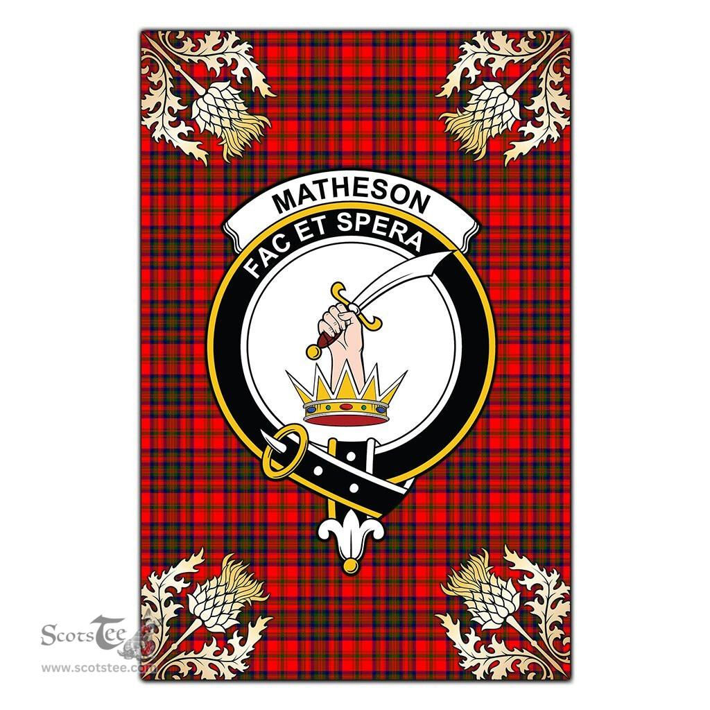 Scotstee Shop Matheson Modern Clan Crest Gold Thistle New Garden Flag, buffalo plaid garden flag,scottish clan flags,scottish clan flags uk,scottish family crest flags,scottish flag tartans,Scottish Tartan House Flag,Tartan Clan Flag,tartan day flag,Tartan Garden Flag,Clan Badge Tartan Flag,clan tartan flag,green tartan flag, scottish family crest flags,scottish clan flags,scottish clan flags uk,scottish family crest flags,scottish flag tartans,scottish tartan flag,tartan army flag