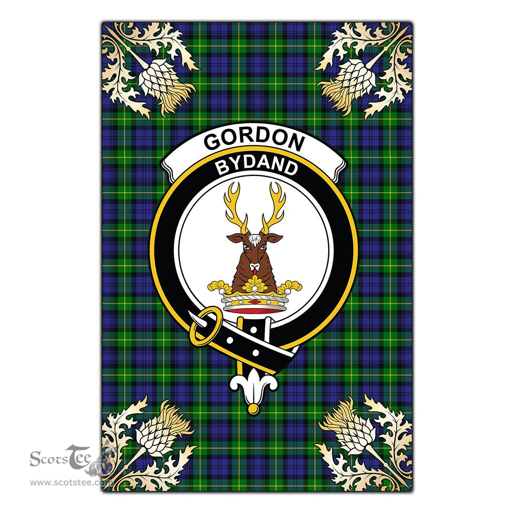 Scotstee Shop Gordon Modern Clan Crest Gold Thistle New Garden Flag, buffalo plaid garden flag,scottish clan flags,scottish clan flags uk,scottish family crest flags,scottish flag tartans,Scottish Tartan House Flag,Tartan Clan Flag,tartan day flag,Tartan Garden Flag,Clan Badge Tartan Flag,clan tartan flag,green tartan flag, scottish family crest flags,scottish clan flags,scottish clan flags uk,scottish family crest flags,scottish flag tartans,scottish tartan flag,tartan army flag