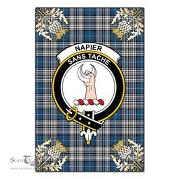 Scotstee Shop Napier Modern Clan Crest Gold Thistle New Garden Flag, buffalo plaid garden flag,scottish clan flags,scottish clan flags uk,scottish family crest flags,scottish flag tartans,Scottish Tartan House Flag,Tartan Clan Flag,tartan day flag,Tartan Garden Flag,Clan Badge Tartan Flag,clan tartan flag,green tartan flag, scottish family crest flags,scottish clan flags,scottish clan flags uk,scottish family crest flags,scottish flag tartans,scottish tartan flag,tartan army flag