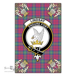 Scotstee Shop Lindsay Ancient Clan Crest Gold Thistle New Garden Flag, buffalo plaid garden flag,scottish clan flags,scottish clan flags uk,scottish family crest flags,scottish flag tartans,Scottish Tartan House Flag,Tartan Clan Flag,tartan day flag,Tartan Garden Flag,Clan Badge Tartan Flag,clan tartan flag,green tartan flag, scottish family crest flags,scottish clan flags,scottish clan flags uk,scottish family crest flags,scottish flag tartans,scottish tartan flag,tartan army flag