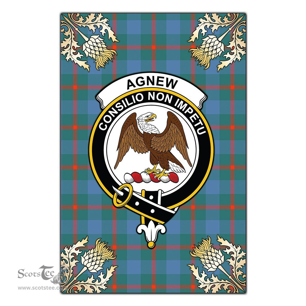 Scotstee Shop Agnew Ancient Clan Crest Gold Thistle New Garden Flag, buffalo plaid garden flag,scottish clan flags,scottish clan flags uk,scottish family crest flags,scottish flag tartans,Scottish Tartan House Flag,Tartan Clan Flag,tartan day flag,Tartan Garden Flag,Clan Badge Tartan Flag,clan tartan flag,green tartan flag, scottish family crest flags,scottish clan flags,scottish clan flags uk,scottish family crest flags,scottish flag tartans,scottish tartan flag,tartan army flag