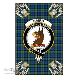 Scotstee Shop Baird Ancient Clan Crest Gold Thistle New Garden Flag, buffalo plaid garden flag,scottish clan flags,scottish clan flags uk,scottish family crest flags,scottish flag tartans,Scottish Tartan House Flag,Tartan Clan Flag,tartan day flag,Tartan Garden Flag,Clan Badge Tartan Flag,clan tartan flag,green tartan flag, scottish family crest flags,scottish clan flags,scottish clan flags uk,scottish family crest flags,scottish flag tartans,scottish tartan flag,tartan army flag