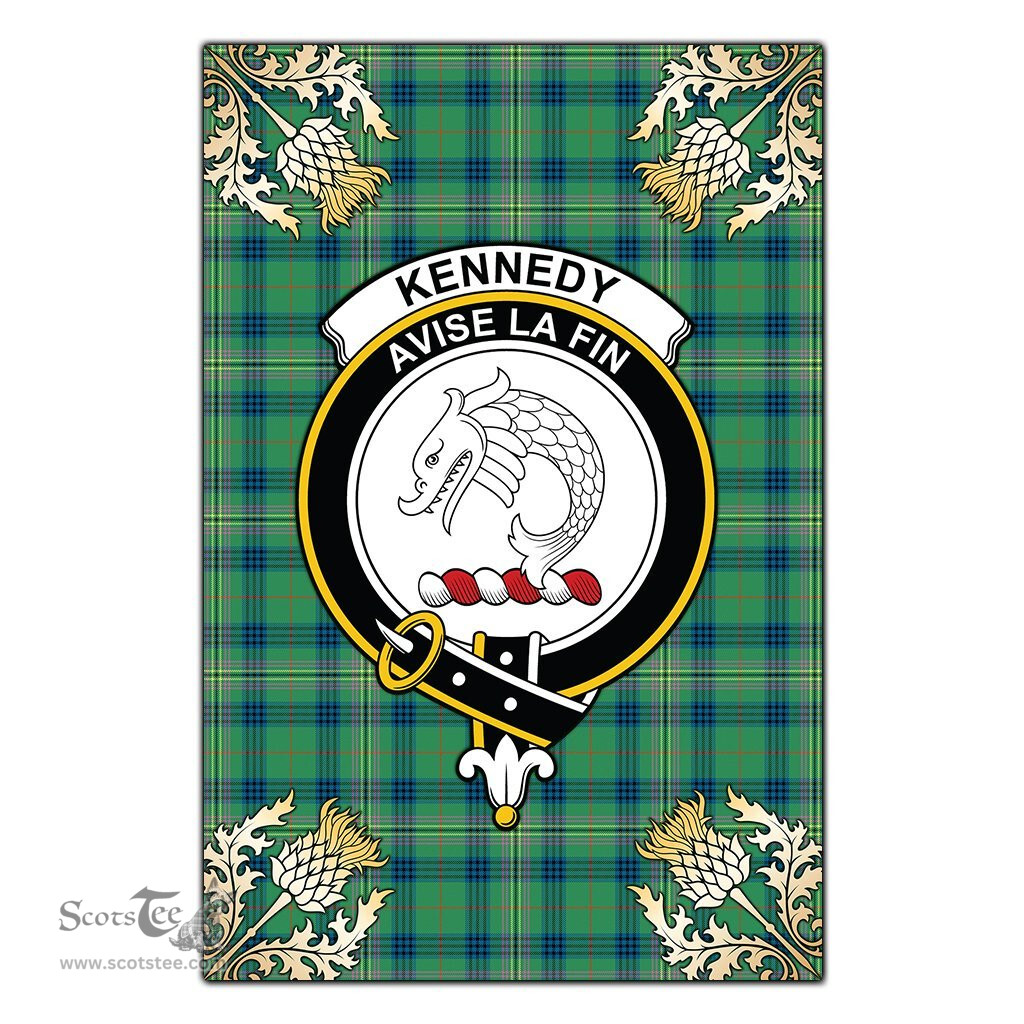 Scotstee Shop Kennedy Ancient Clan Crest Gold Thistle New Garden Flag, buffalo plaid garden flag,scottish clan flags,scottish clan flags uk,scottish family crest flags,scottish flag tartans,Scottish Tartan House Flag,Tartan Clan Flag,tartan day flag,Tartan Garden Flag,Clan Badge Tartan Flag,clan tartan flag,green tartan flag, scottish family crest flags,scottish clan flags,scottish clan flags uk,scottish family crest flags,scottish flag tartans,scottish tartan flag,tartan army flag