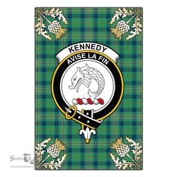 Scotstee Shop Kennedy Ancient Clan Crest Gold Thistle New Garden Flag, buffalo plaid garden flag,scottish clan flags,scottish clan flags uk,scottish family crest flags,scottish flag tartans,Scottish Tartan House Flag,Tartan Clan Flag,tartan day flag,Tartan Garden Flag,Clan Badge Tartan Flag,clan tartan flag,green tartan flag, scottish family crest flags,scottish clan flags,scottish clan flags uk,scottish family crest flags,scottish flag tartans,scottish tartan flag,tartan army flag