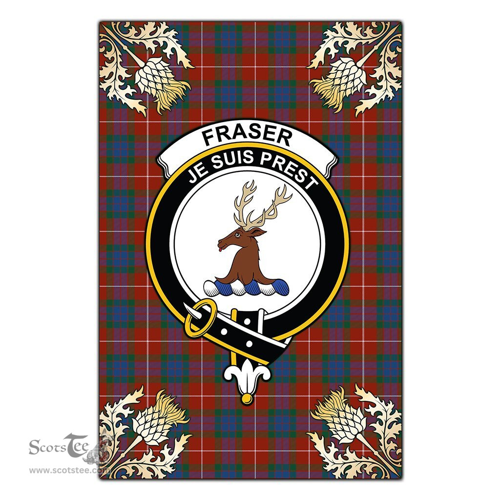Scotstee Shop Fraser Ancient Clan Crest Gold Thistle New Garden Flag, buffalo plaid garden flag,scottish clan flags,scottish clan flags uk,scottish family crest flags,scottish flag tartans,Scottish Tartan House Flag,Tartan Clan Flag,tartan day flag,Tartan Garden Flag,Clan Badge Tartan Flag,clan tartan flag,green tartan flag, scottish family crest flags,scottish clan flags,scottish clan flags uk,scottish family crest flags,scottish flag tartans,scottish tartan flag,tartan army flag