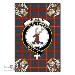 Scotstee Shop Fraser Ancient Clan Crest Gold Thistle New Garden Flag, buffalo plaid garden flag,scottish clan flags,scottish clan flags uk,scottish family crest flags,scottish flag tartans,Scottish Tartan House Flag,Tartan Clan Flag,tartan day flag,Tartan Garden Flag,Clan Badge Tartan Flag,clan tartan flag,green tartan flag, scottish family crest flags,scottish clan flags,scottish clan flags uk,scottish family crest flags,scottish flag tartans,scottish tartan flag,tartan army flag