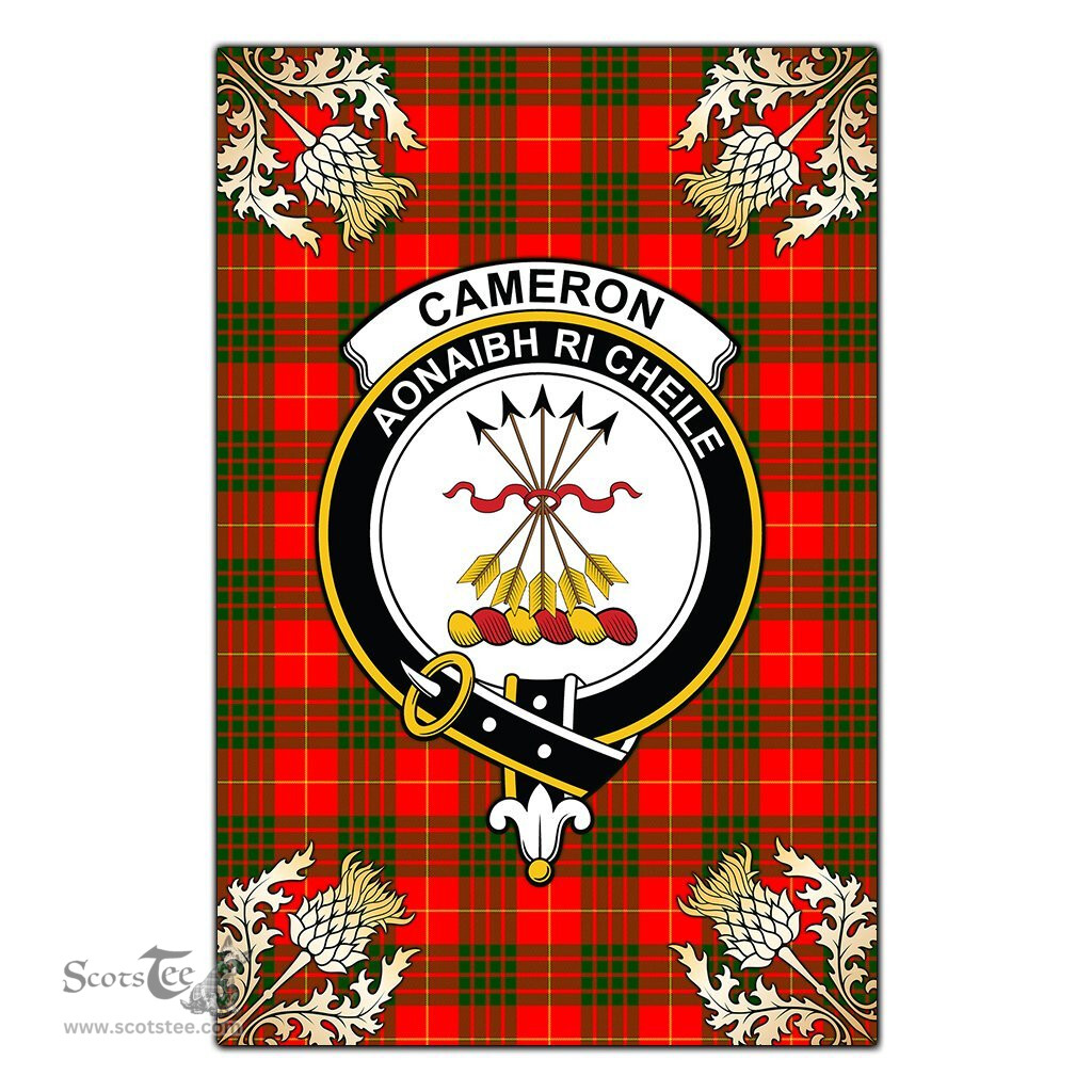 Scotstee Shop Cameron Modern Clan Crest Gold Thistle New Garden Flag, buffalo plaid garden flag,scottish clan flags,scottish clan flags uk,scottish family crest flags,scottish flag tartans,Scottish Tartan House Flag,Tartan Clan Flag,tartan day flag,Tartan Garden Flag,Clan Badge Tartan Flag,clan tartan flag,green tartan flag, scottish family crest flags,scottish clan flags,scottish clan flags uk,scottish family crest flags,scottish flag tartans,scottish tartan flag,tartan army flag