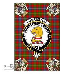 Scotstee Shop Forrester Clan Crest Gold Thistle New Garden Flag, buffalo plaid garden flag,scottish clan flags,scottish clan flags uk,scottish family crest flags,scottish flag tartans,Scottish Tartan House Flag,Tartan Clan Flag,tartan day flag,Tartan Garden Flag,Clan Badge Tartan Flag,clan tartan flag,green tartan flag, scottish family crest flags,scottish clan flags,scottish clan flags uk,scottish family crest flags,scottish flag tartans,scottish tartan flag,tartan army flag