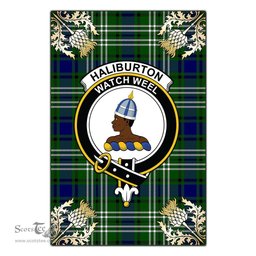 Scotstee Shop Haliburton Clan Crest Gold Thistle New Garden Flag, buffalo plaid garden flag,scottish clan flags,scottish clan flags uk,scottish family crest flags,scottish flag tartans,Scottish Tartan House Flag,Tartan Clan Flag,tartan day flag,Tartan Garden Flag,Clan Badge Tartan Flag,clan tartan flag,green tartan flag, scottish family crest flags,scottish clan flags,scottish clan flags uk,scottish family crest flags,scottish flag tartans,scottish tartan flag,tartan army flag