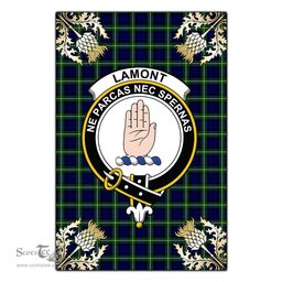 Scotstee Shop Lamont Modern Clan Crest Gold Thistle New Garden Flag, buffalo plaid garden flag,scottish clan flags,scottish clan flags uk,scottish family crest flags,scottish flag tartans,Scottish Tartan House Flag,Tartan Clan Flag,tartan day flag,Tartan Garden Flag,Clan Badge Tartan Flag,clan tartan flag,green tartan flag, scottish family crest flags,scottish clan flags,scottish clan flags uk,scottish family crest flags,scottish flag tartans,scottish tartan flag,tartan army flag