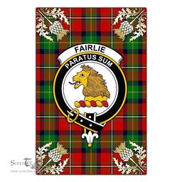 Scotstee Shop Fairlie Modern Clan Crest Gold Thistle New Garden Flag, buffalo plaid garden flag,scottish clan flags,scottish clan flags uk,scottish family crest flags,scottish flag tartans,Scottish Tartan House Flag,Tartan Clan Flag,tartan day flag,Tartan Garden Flag,Clan Badge Tartan Flag,clan tartan flag,green tartan flag, scottish family crest flags,scottish clan flags,scottish clan flags uk,scottish family crest flags,scottish flag tartans,scottish tartan flag,tartan army flag