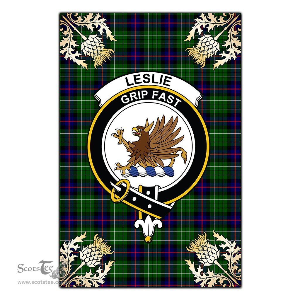 Scotstee Shop Leslie Hunting Clan Crest Gold Thistle New Garden Flag, buffalo plaid garden flag,scottish clan flags,scottish clan flags uk,scottish family crest flags,scottish flag tartans,Scottish Tartan House Flag,Tartan Clan Flag,tartan day flag,Tartan Garden Flag,Clan Badge Tartan Flag,clan tartan flag,green tartan flag, scottish family crest flags,scottish clan flags,scottish clan flags uk,scottish family crest flags,scottish flag tartans,scottish tartan flag,tartan army flag