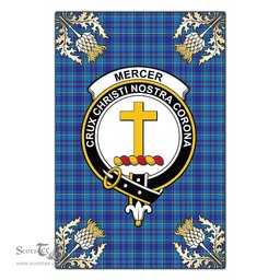 Scotstee Shop Mercer Modern Clan Crest Gold Thistle New Garden Flag, buffalo plaid garden flag,scottish clan flags,scottish clan flags uk,scottish family crest flags,scottish flag tartans,Scottish Tartan House Flag,Tartan Clan Flag,tartan day flag,Tartan Garden Flag,Clan Badge Tartan Flag,clan tartan flag,green tartan flag, scottish family crest flags,scottish clan flags,scottish clan flags uk,scottish family crest flags,scottish flag tartans,scottish tartan flag,tartan army flag