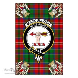 Scotstee Shop MacCulloch Clan Crest Gold Thistle New Garden Flag, buffalo plaid garden flag,scottish clan flags,scottish clan flags uk,scottish family crest flags,scottish flag tartans,Scottish Tartan House Flag,Tartan Clan Flag,tartan day flag,Tartan Garden Flag,Clan Badge Tartan Flag,clan tartan flag,green tartan flag, scottish family crest flags,scottish clan flags,scottish clan flags uk,scottish family crest flags,scottish flag tartans,scottish tartan flag,tartan army flag