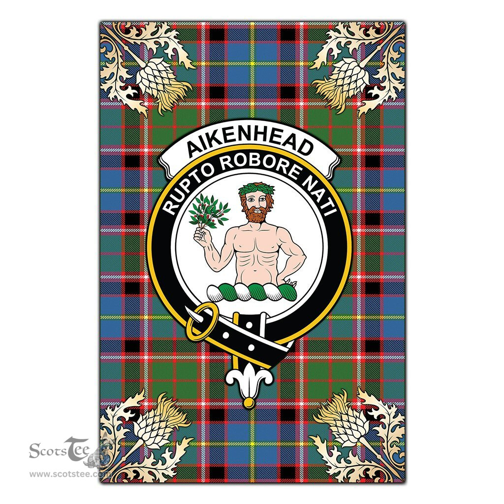 Scotstee Shop Aikenhead Clan Crest Gold Thistle New Garden Flag, buffalo plaid garden flag,scottish clan flags,scottish clan flags uk,scottish family crest flags,scottish flag tartans,Scottish Tartan House Flag,Tartan Clan Flag,tartan day flag,Tartan Garden Flag,Clan Badge Tartan Flag,clan tartan flag,green tartan flag, scottish family crest flags,scottish clan flags,scottish clan flags uk,scottish family crest flags,scottish flag tartans,scottish tartan flag,tartan army flag