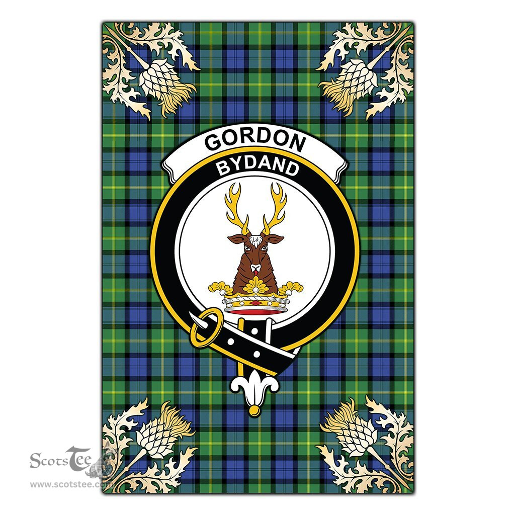 Scotstee Shop Gordon Old Ancient Clan Crest Gold Thistle New Garden Flag, buffalo plaid garden flag,scottish clan flags,scottish clan flags uk,scottish family crest flags,scottish flag tartans,Scottish Tartan House Flag,Tartan Clan Flag,tartan day flag,Tartan Garden Flag,Clan Badge Tartan Flag,clan tartan flag,green tartan flag, scottish family crest flags,scottish clan flags,scottish clan flags uk,scottish family crest flags,scottish flag tartans,scottish tartan flag,tartan army flag