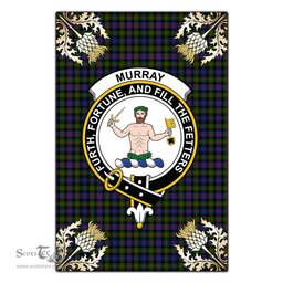 Scotstee Shop Murray of Atholl Modern Clan Crest Gold Thistle New Garden Flag, buffalo plaid garden flag,scottish clan flags,scottish clan flags uk,scottish family crest flags,scottish flag tartans,Scottish Tartan House Flag,Tartan Clan Flag,tartan day flag,Tartan Garden Flag,Clan Badge Tartan Flag,clan tartan flag,green tartan flag, scottish family crest flags,scottish clan flags,scottish clan flags uk,scottish family crest flags,scottish flag tartans,scottish tartan flag,tartan army flag