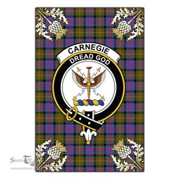 Scotstee Shop Carnegie Ancient Clan Crest Gold Thistle New Garden Flag, buffalo plaid garden flag,scottish clan flags,scottish clan flags uk,scottish family crest flags,scottish flag tartans,Scottish Tartan House Flag,Tartan Clan Flag,tartan day flag,Tartan Garden Flag,Clan Badge Tartan Flag,clan tartan flag,green tartan flag, scottish family crest flags,scottish clan flags,scottish clan flags uk,scottish family crest flags,scottish flag tartans,scottish tartan flag,tartan army flag