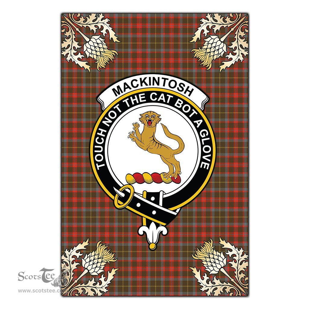 Scotstee Shop MacKintosh Hunting Weathered Clan Crest Gold Thistle New Garden Flag, buffalo plaid garden flag,scottish clan flags,scottish clan flags uk,scottish family crest flags,scottish flag tartans,Scottish Tartan House Flag,Tartan Clan Flag,tartan day flag,Tartan Garden Flag,Clan Badge Tartan Flag,clan tartan flag,green tartan flag, scottish family crest flags,scottish clan flags,scottish clan flags uk,scottish family crest flags,scottish flag tartans,scottish tartan flag,tartan army flag