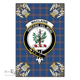 Scotstee Shop MacLaine of Loch Buie Hunting Ancient Clan Crest Gold Thistle New Garden Flag, buffalo plaid garden flag,scottish clan flags,scottish clan flags uk,scottish family crest flags,scottish flag tartans,Scottish Tartan House Flag,Tartan Clan Flag,tartan day flag,Tartan Garden Flag,Clan Badge Tartan Flag,clan tartan flag,green tartan flag, scottish family crest flags,scottish clan flags,scottish clan flags uk,scottish family crest flags,scottish flag tartans,scottish tartan flag,tartan army flag