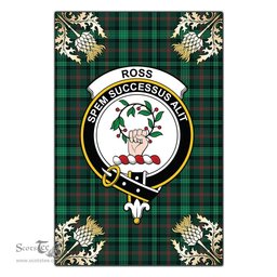 Scotstee Shop Ross Hunting Modern Clan Crest Gold Thistle New Garden Flag, buffalo plaid garden flag,scottish clan flags,scottish clan flags uk,scottish family crest flags,scottish flag tartans,Scottish Tartan House Flag,Tartan Clan Flag,tartan day flag,Tartan Garden Flag,Clan Badge Tartan Flag,clan tartan flag,green tartan flag, scottish family crest flags,scottish clan flags,scottish clan flags uk,scottish family crest flags,scottish flag tartans,scottish tartan flag,tartan army flag