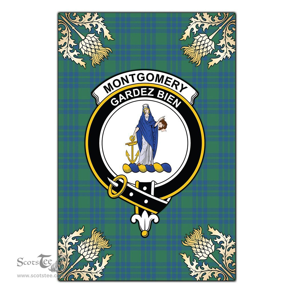 Scotstee Shop Montgomery Ancient Clan Crest Gold Thistle New Garden Flag, buffalo plaid garden flag,scottish clan flags,scottish clan flags uk,scottish family crest flags,scottish flag tartans,Scottish Tartan House Flag,Tartan Clan Flag,tartan day flag,Tartan Garden Flag,Clan Badge Tartan Flag,clan tartan flag,green tartan flag, scottish family crest flags,scottish clan flags,scottish clan flags uk,scottish family crest flags,scottish flag tartans,scottish tartan flag,tartan army flag
