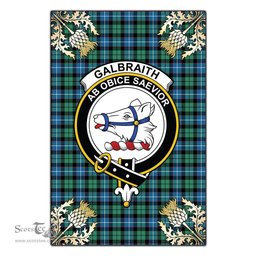 Scotstee Shop Galbraith Ancient Clan Crest Gold Thistle New Garden Flag, buffalo plaid garden flag,scottish clan flags,scottish clan flags uk,scottish family crest flags,scottish flag tartans,Scottish Tartan House Flag,Tartan Clan Flag,tartan day flag,Tartan Garden Flag,Clan Badge Tartan Flag,clan tartan flag,green tartan flag, scottish family crest flags,scottish clan flags,scottish clan flags uk,scottish family crest flags,scottish flag tartans,scottish tartan flag,tartan army flag