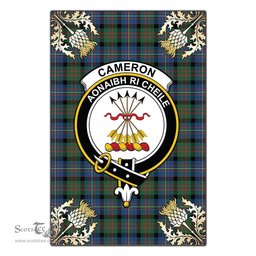 Scotstee Shop Cameron of Erracht Ancient Clan Crest Gold Thistle New Garden Flag, buffalo plaid garden flag,scottish clan flags,scottish clan flags uk,scottish family crest flags,scottish flag tartans,Scottish Tartan House Flag,Tartan Clan Flag,tartan day flag,Tartan Garden Flag,Clan Badge Tartan Flag,clan tartan flag,green tartan flag, scottish family crest flags,scottish clan flags,scottish clan flags uk,scottish family crest flags,scottish flag tartans,scottish tartan flag,tartan army flag