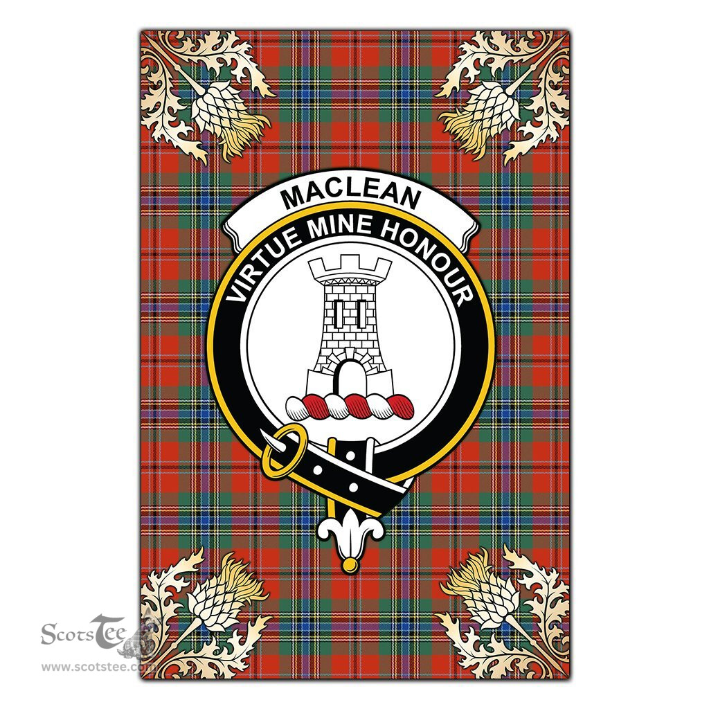 Scotstee Shop MacLean of Duart Ancient Clan Crest Gold Thistle New Garden Flag, buffalo plaid garden flag,scottish clan flags,scottish clan flags uk,scottish family crest flags,scottish flag tartans,Scottish Tartan House Flag,Tartan Clan Flag,tartan day flag,Tartan Garden Flag,Clan Badge Tartan Flag,clan tartan flag,green tartan flag, scottish family crest flags,scottish clan flags,scottish clan flags uk,scottish family crest flags,scottish flag tartans,scottish tartan flag,tartan army flag