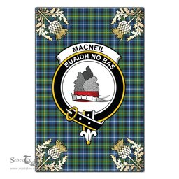 Scotstee Shop MacNeil of Barra Ancient Clan Crest Gold Thistle New Garden Flag, buffalo plaid garden flag,scottish clan flags,scottish clan flags uk,scottish family crest flags,scottish flag tartans,Scottish Tartan House Flag,Tartan Clan Flag,tartan day flag,Tartan Garden Flag,Clan Badge Tartan Flag,clan tartan flag,green tartan flag, scottish family crest flags,scottish clan flags,scottish clan flags uk,scottish family crest flags,scottish flag tartans,scottish tartan flag,tartan army flag