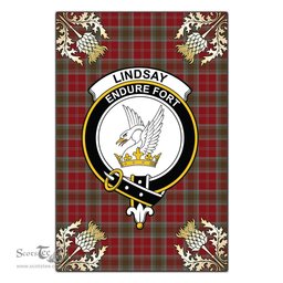 Scotstee Shop Lindsay Weathered Clan Crest Gold Thistle New Garden Flag, buffalo plaid garden flag,scottish clan flags,scottish clan flags uk,scottish family crest flags,scottish flag tartans,Scottish Tartan House Flag,Tartan Clan Flag,tartan day flag,Tartan Garden Flag,Clan Badge Tartan Flag,clan tartan flag,green tartan flag, scottish family crest flags,scottish clan flags,scottish clan flags uk,scottish family crest flags,scottish flag tartans,scottish tartan flag,tartan army flag