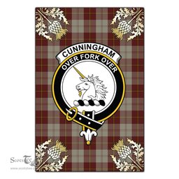 Scotstee Shop Cunningham Burgundy Dancers Clan Crest Gold Thistle New Garden Flag, buffalo plaid garden flag,scottish clan flags,scottish clan flags uk,scottish family crest flags,scottish flag tartans,Scottish Tartan House Flag,Tartan Clan Flag,tartan day flag,Tartan Garden Flag,Clan Badge Tartan Flag,clan tartan flag,green tartan flag, scottish family crest flags,scottish clan flags,scottish clan flags uk,scottish family crest flags,scottish flag tartans,scottish tartan flag,tartan army flag